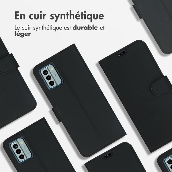 Accezz Étui de téléphone portefeuille Wallet Nokia G22 - Noir