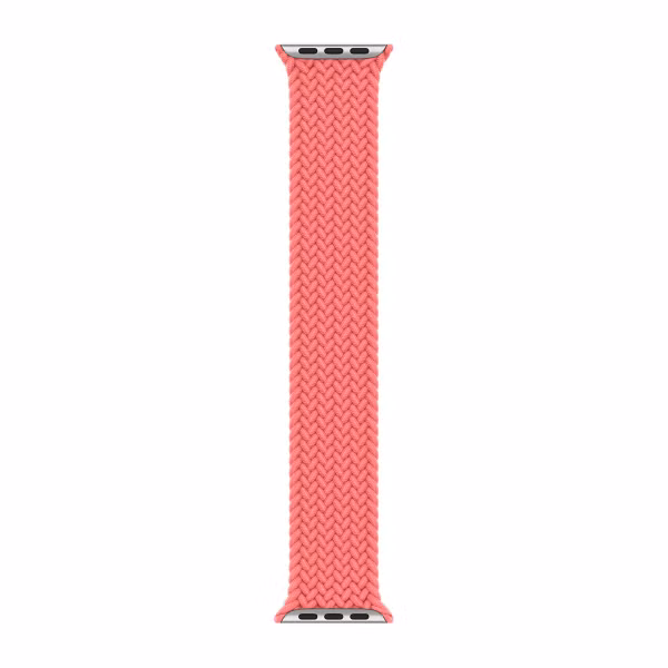Apple Bracelet Solo tressé Apple Watch | 44/45/46/49 mm - Taille 8 - Pink Punch