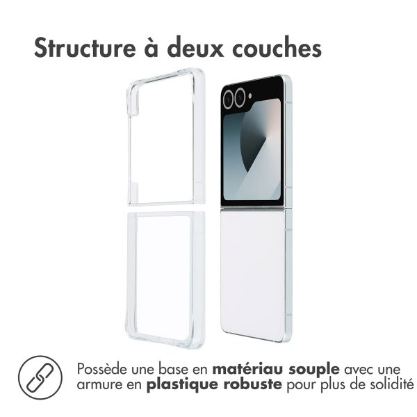 imoshion Coque Rugged Air Samsung Galaxy Z Flip 7 - Transparent