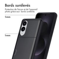 imoshion Coque arrière avec porte-cartes Samsung Galaxy S25 Edge - Noir