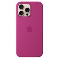 Apple Coque en silicone MagSafe Apple iPhone 16 Pro Max - Fuchsia