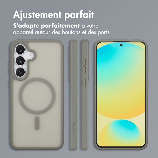 imoshion Coque Color Guard avec MagSafe Samsung Galaxy S25 FE - Gris