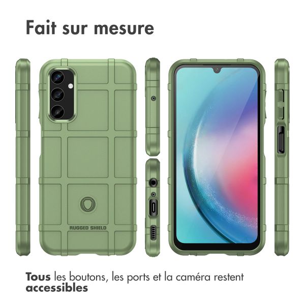 imoshion Coque Rugged Shield Samsung Galaxy A25 (5G) - Vert foncé