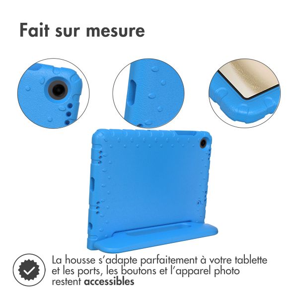 imoshion Coque kidsproof avec poignée Samsung Galaxy Tab A9 Plus - Bleu