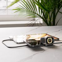 Zens Câble USB-C Pro 3 avec chargeur sans fil pour téléphone / earbuds / Apple Watch - MagSafe et Qi2 - Noir
