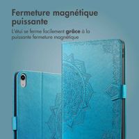 imoshion Coque tablette Apple iPad 11 (2025) 11 pouces A16 / iPad 10 (2022) 10.9 pouces - Turquoise