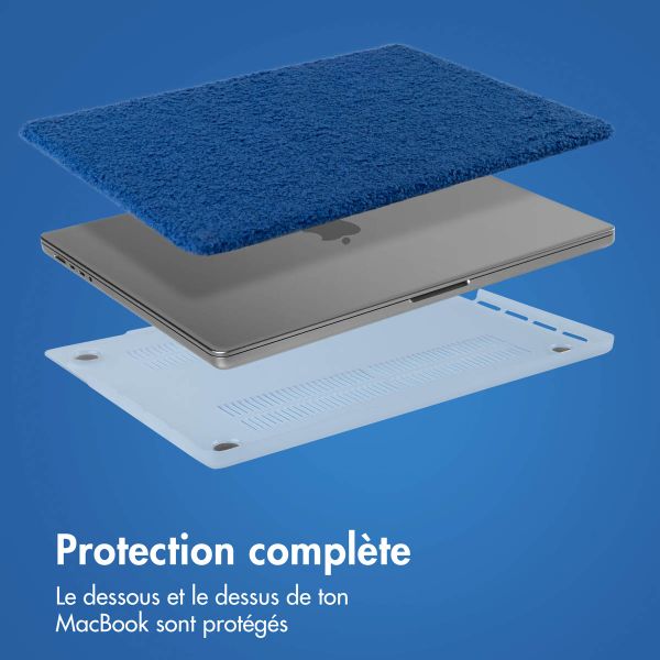 imoshion Teddy Hard Cover MacBook Air 15 pouces (2023 / 2024 M3 chip / 2025 M4 chip) - A2941 / A3114 / A3241 - Cobalt Blue