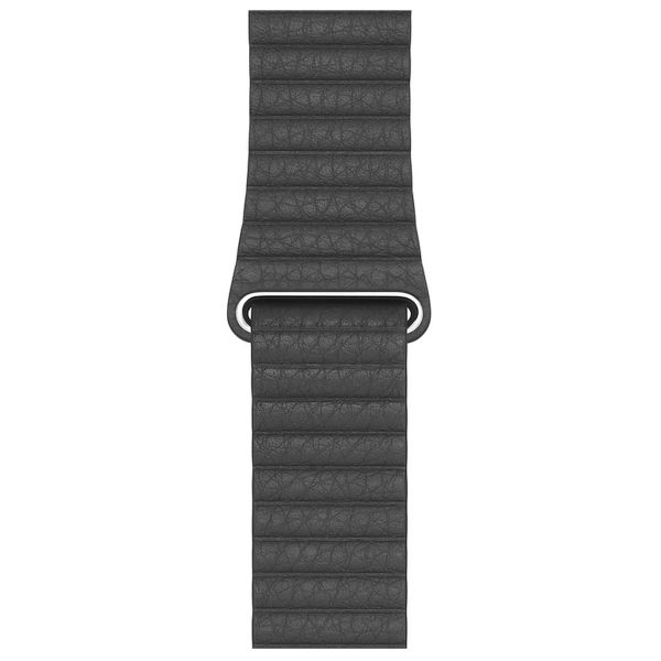 Apple ﻿Leather Loop L Apple Watch Series 1 á 10 / SE / Ultra (2) (44/45/46/49 mm) - Noir