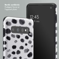 Selencia Coque arrière Vivid Tough Samsung Galaxy S10 - Trendy Leopard