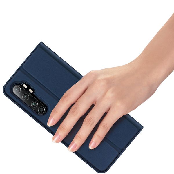 Dux Ducis Étui de téléphone Slim Xiaomi Mi Note 10 Lite - Bleu foncé