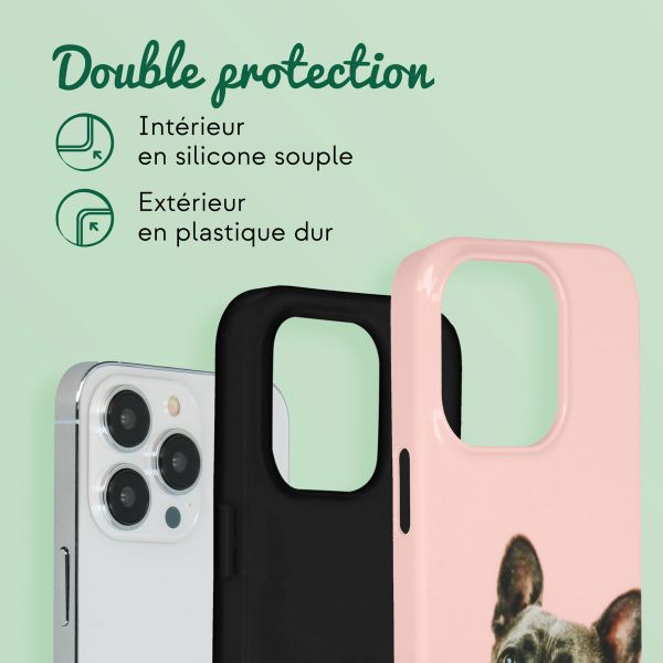 Concevez votre propre coque Tough Apple iPhone 14 Pro - Blanc