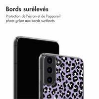 imoshion Coque Design Samsung Galaxy S22 - Leopard Lilac