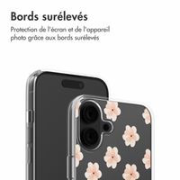 imoshion Coque Design iPhone 16 - Floral Peach