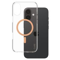 CARE by PanzerGlass Coque Urban Combat MagSafe iPhone 16 Plus - Transparent / Peach