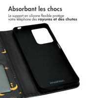 imoshion Étui de téléphone portefeuille Design Motorola Moto G04 / G24 - Sky Black