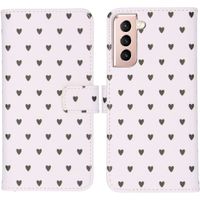 imoshion Coque silicone design Galaxy S21 - Hearts Allover White