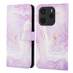 imoshion Étui de téléphone portefeuille Design Xiaomi Redmi Note 14 (4G) - Purple Marble