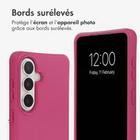 imoshion Coque arrière Color avec cordon amovible et MagSafe Samsung Galaxy S26 - Raspberry