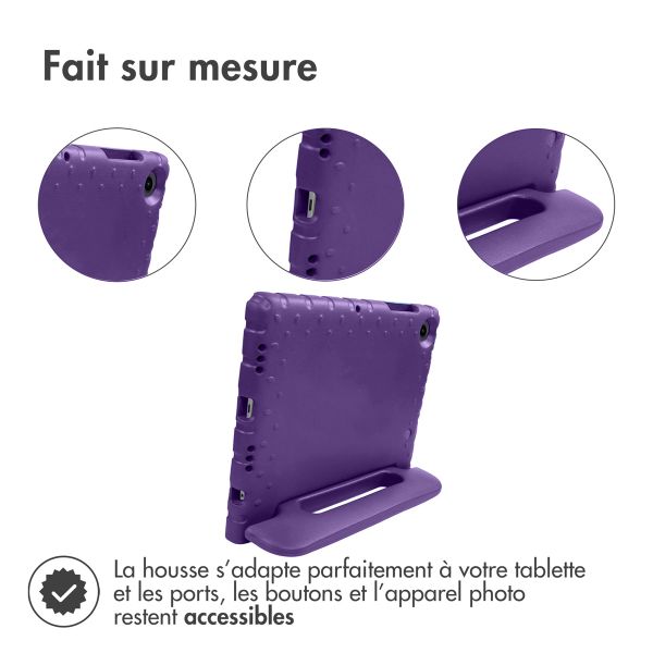 imoshion Coque kidsproof avec poignée Samsung Galaxy Tab A8 - Violet