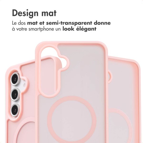 imoshion Coque Color Guard avec MagSafe Samsung Galaxy S24 FE - Rose clair