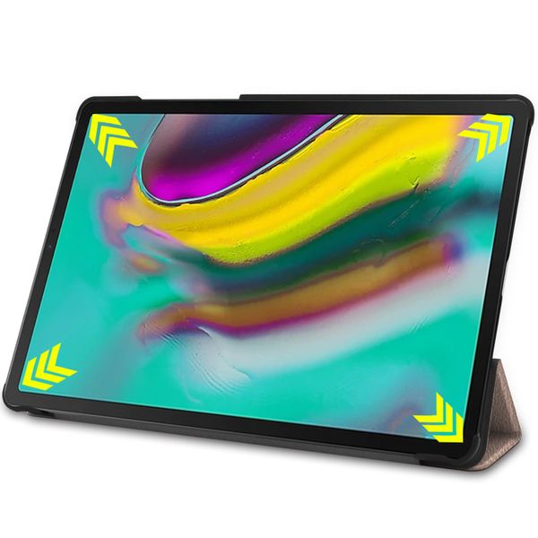 imoshion Coque tablette Trifold Samsung Galaxy Tab S5e - Dorée