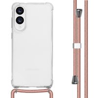 imoshion Coque avec dragonne Samsung Galaxy S25 Edge - Rose Gold
