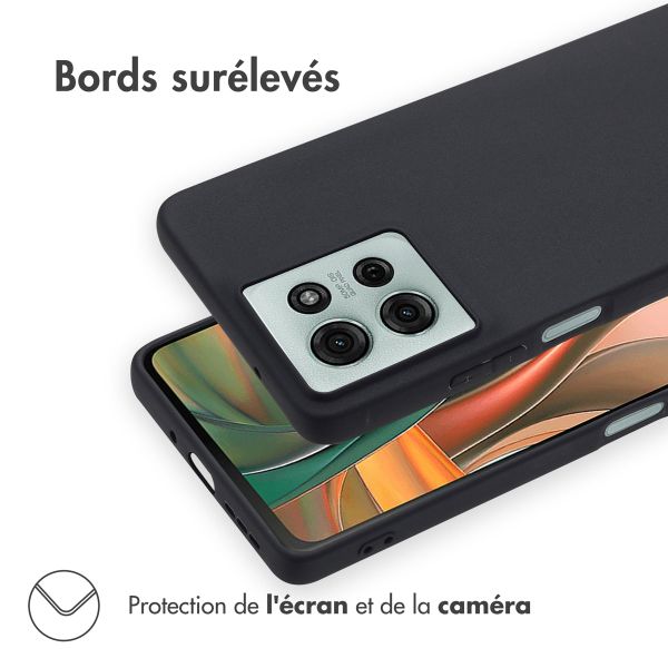 imoshion Coque Couleur Motorola Moto G75 5G - Noir