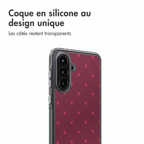 imoshion Coque Design Samsung Galaxy A56 - Crush Check Coral Dust