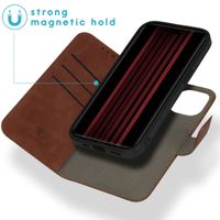 imoshion Etui de télephone luxe 2-en-1 amovible Apple iPhone 15 - Marron