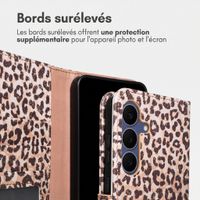 imoshion Étui de télephone portefeuille Design Samsung Galaxy S25 FE - Leopard Mood