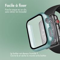 imoshion Coque rigide à couverture complète Apple Watch Series 7 / 8 / 9 - 45 mm - Vert foncé