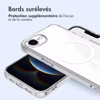 imoshion Coque arrière de protection avec MagSafe Apple iPhone 16e - Transparent