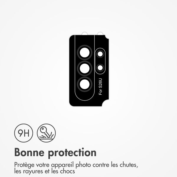 imoshion Lot de 2 protections d'objectif de caméra Samsung Galaxy S26 / S26 Plus - Noir