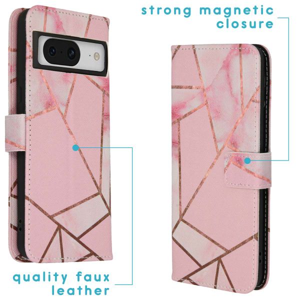 imoshion Coque silicone design Google Pixel 8 Pro - Pink Graphic