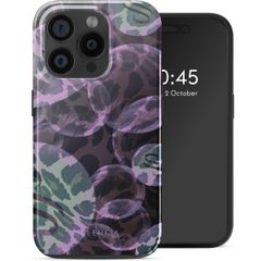 Selencia Coque arrière Vivid avec MagSafe Apple iPhone 15 Pro - Leo Bubble Green