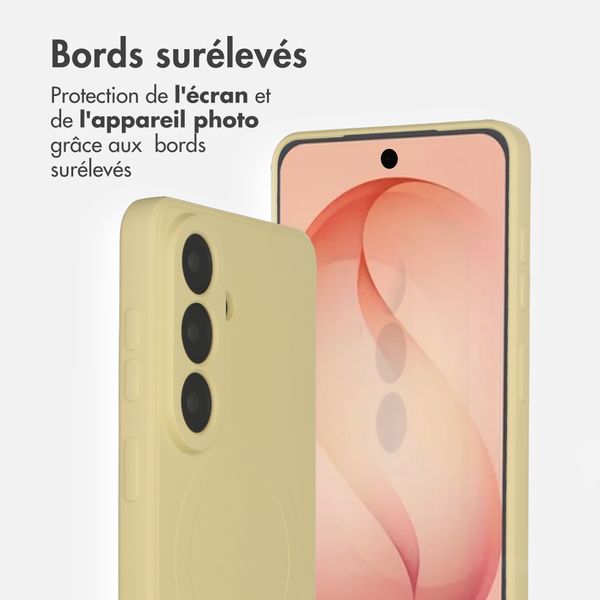 imoshion Coque Couleur avec MagSafe Samsung Galaxy S26 Plus - Vanilla