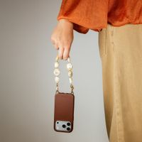 Selencia Coque arrière Rivièra avec MagSafe avec crochets amovibles iPhone 12 / 12 Pro - Choco Brown