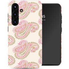 Selencia Coque arrière Vivid avec MagSafe Samsung Galaxy S25 - Paisley Blush