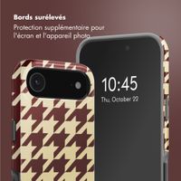 Selencia Coque arrière Vivid avec MagSafe Apple iPhone Air - Pied-de-Poule