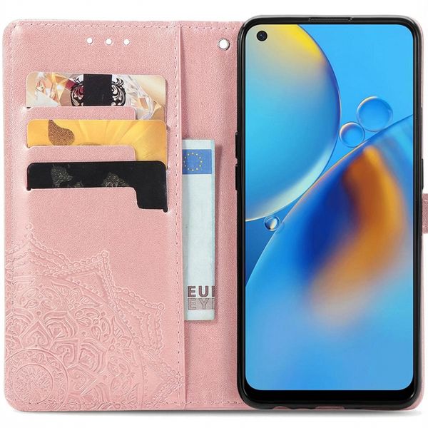 imoshion Etui de télephone Mandala Oppo A74 (4G) - Rose Doré