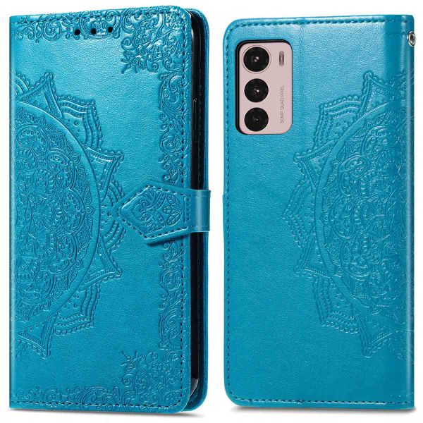 imoshion Etui de téléphone portefeuille Mandala Motorola Moto G42 - Turquoise