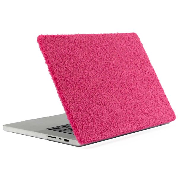 imoshion Teddy Hard Cover MacBook Pro 14 pouces (2021 / 2023 M3 chip / 2024 M4 chip) - A2442 / A2779 / A2918 / A3112 / A3185 / A3401 - Hot Pink