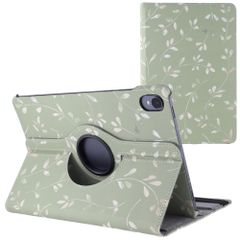 imoshion Coque tablette Design rotatif à 360° Samsung Galaxy Tab S11 - Green Flowers