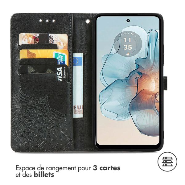 imoshion Etui de télephone Mandala Motorola Moto G24 Power - Noir