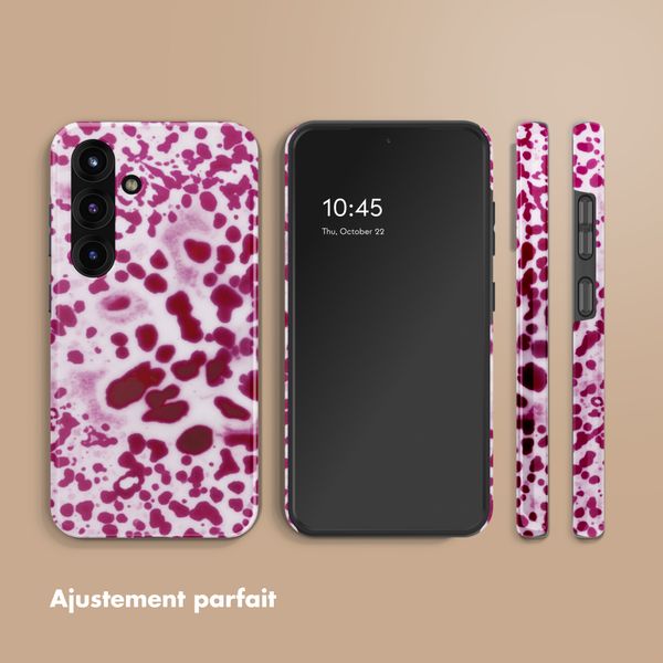 Selencia Coque arrière Vivid Samsung Galaxy S25 - Cosmic Orchid