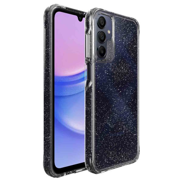imoshion Coque arrière transparente Pailletée Samsung Galaxy A15 (5G/4G) - Argent
