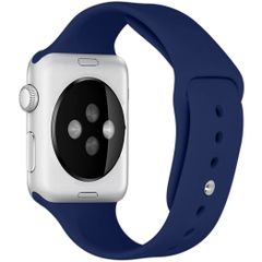 imoshion Bracelet silicone Apple Watch Series 1 á 11 / SE / Ultra (44/45/46/49 mm) - Bleu foncé