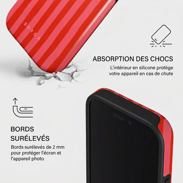 Burga Coque Tough MagSafe Apple iPhone 17 - Pomegranate