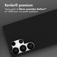 Accezz Coque Kevlar MagSafe Samsung Galaxy S25 Ultra - Noir