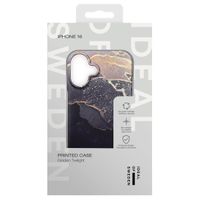 iDeal of Sweden Coque Fashion Apple iPhone 16 - Golden Twilight Marble